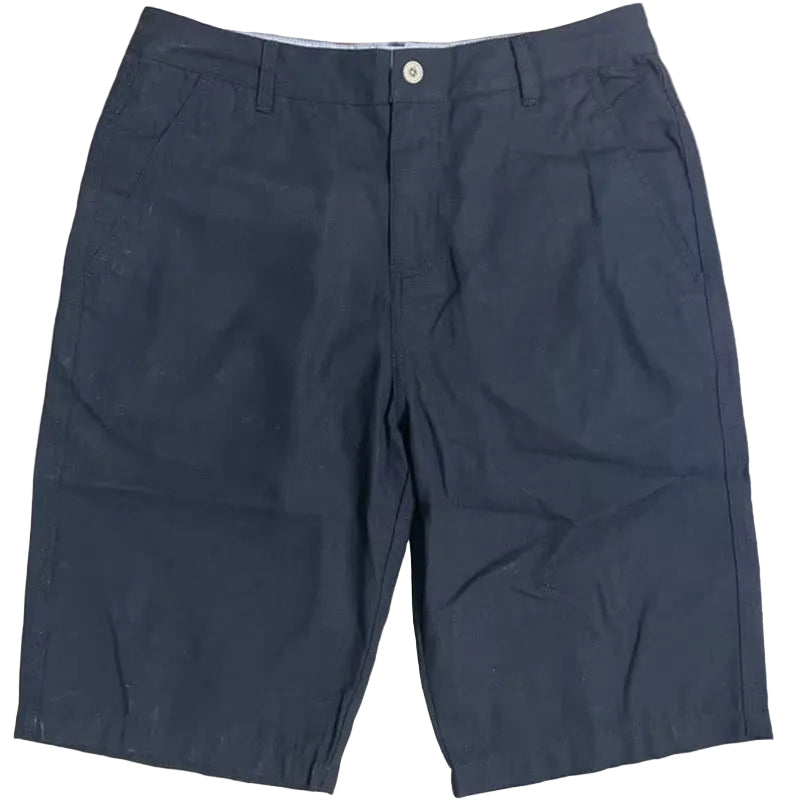 Designer New Linen Shorts Men Casual Beach Short Men Brand Wild Leisure Solid Cargo Shorts for Men Bermuda Masculina Bermudas