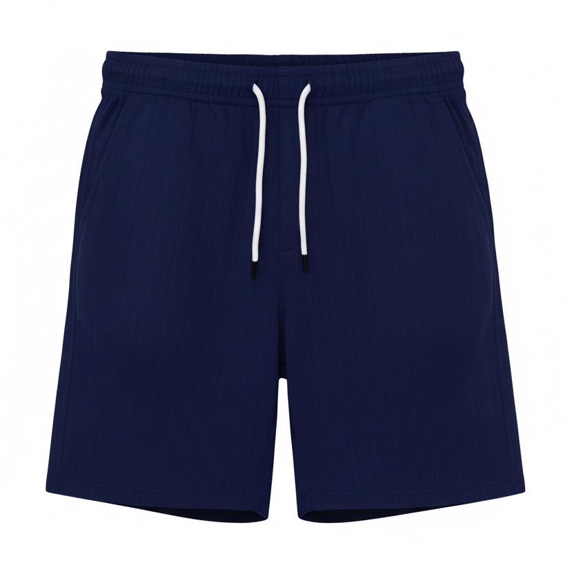 Stripe Print Shorts Summer Fashion Drawstring Sweatpants Casual Clothing for Men