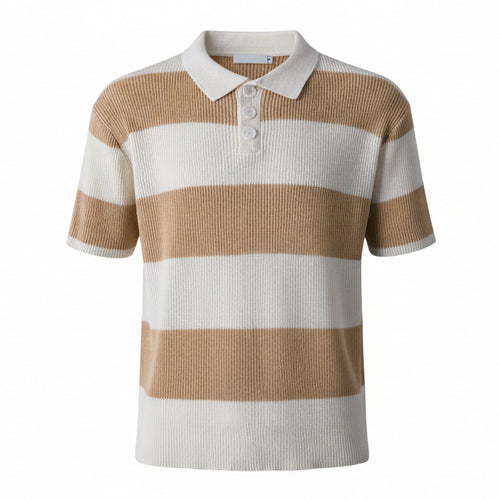 Mens Clothing Summer Fashion Lapel Sweater Short Sleeve Men Clothing Men Wears