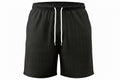 Stripe Print Shorts Summer Fashion Drawstring Sweatpants Casual Clothing for Men