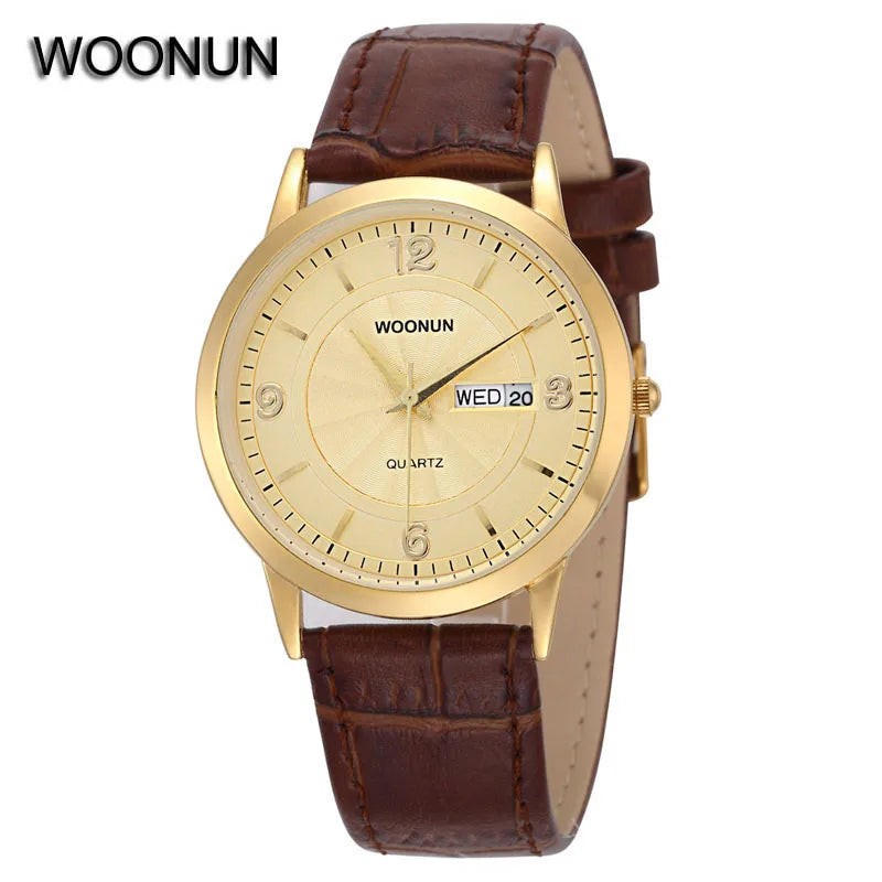 Minimalist Watch Men Mens Watches Quartz Leather Date Day Watch Thin Mens Watches Male Watches Men Wrist Watch Relogio Masculino
