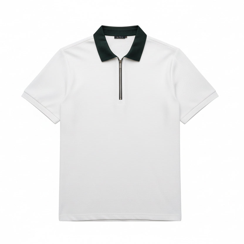 Polo Shirt Pure White Element Short Sleeve Men