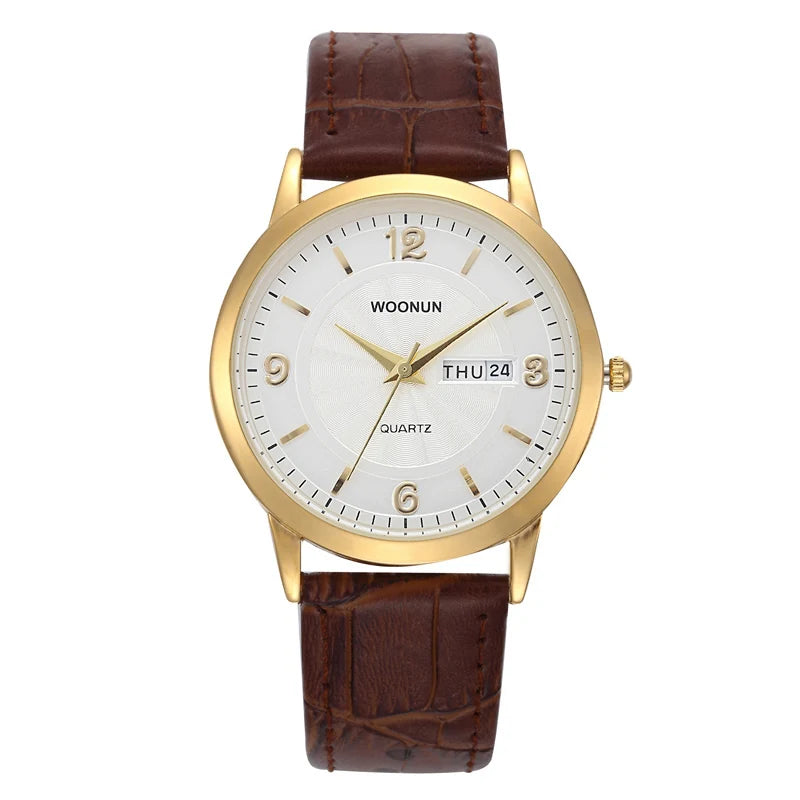 Minimalist Watch Men Mens Watches Quartz Leather Date Day Watch Thin Mens Watches Male Watches Men Wrist Watch Relogio Masculino