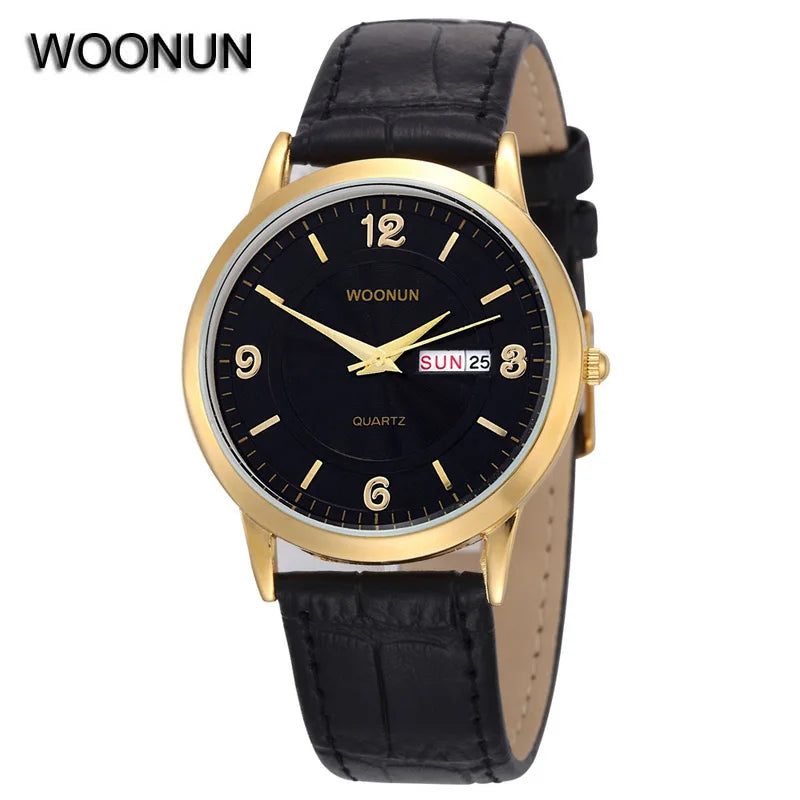 Minimalist Watch Men Mens Watches Quartz Leather Date Day Watch Thin Mens Watches Male Watches Men Wrist Watch Relogio Masculino